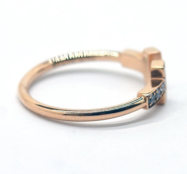 ☆箱付！美品！Tiffany&co. ティファニー T ダイヤモンド ワイヤー