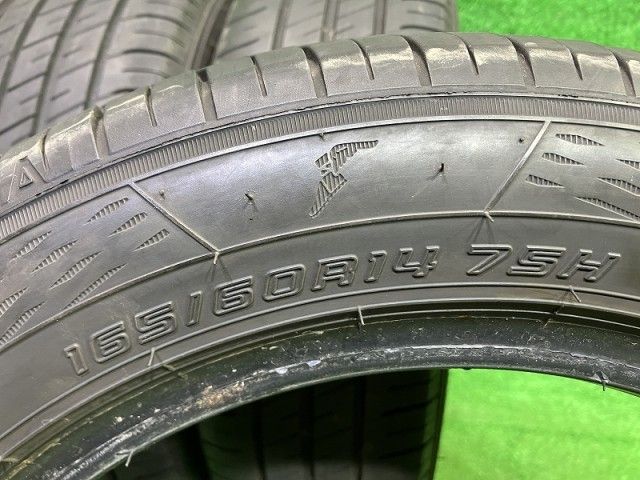  サマー グッドイヤー エフィシエントグリップエコEG 02 165|60 R 14 4本 2本4ミリ 2本5ミリ 14インチ サマータイヤ ノーマルタイヤ