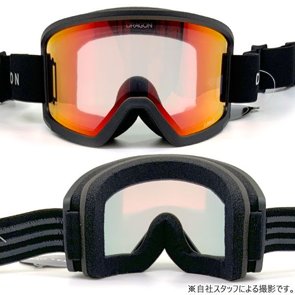 25-26 ドラゴン DRAGON DX3L BLACK 調光ルーマレンズ J RED スキー