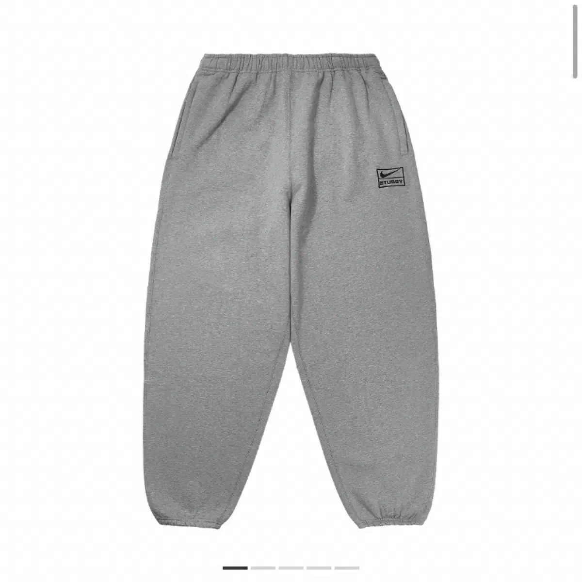 ナイキ x ステューシー フリース パンツ グレー xs