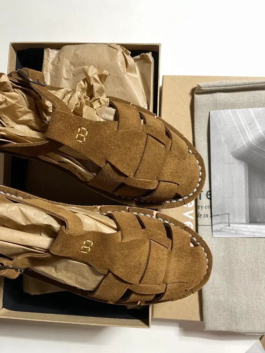 スティーブウールマン フィッシャーマン サンダル 38 コニャック