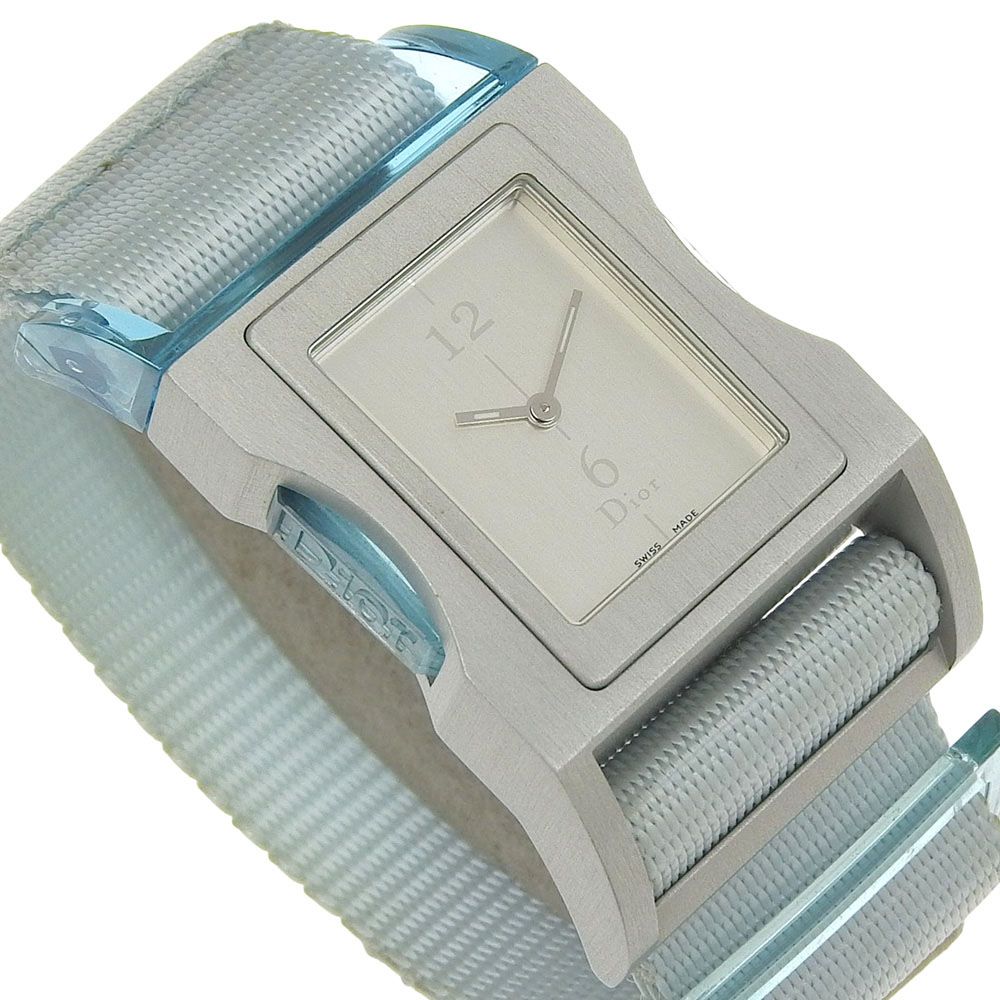 Dior ディオール クリス47 D 100 322 アルミ ナイロン クオーツ アナログ表示 レディース シルバー文字盤 腕時計 その他 時計
