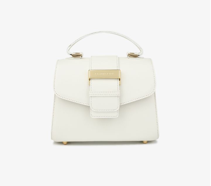 クレールシエル 定価190 000 メルバッグ L クロス ショルダーバッグ 白