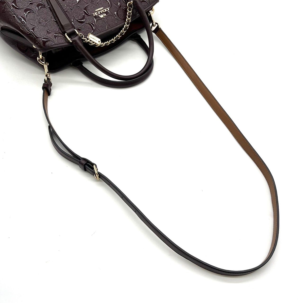 良品】 COACH y2k belt soho leather shoulder bag 2way ショルダー 