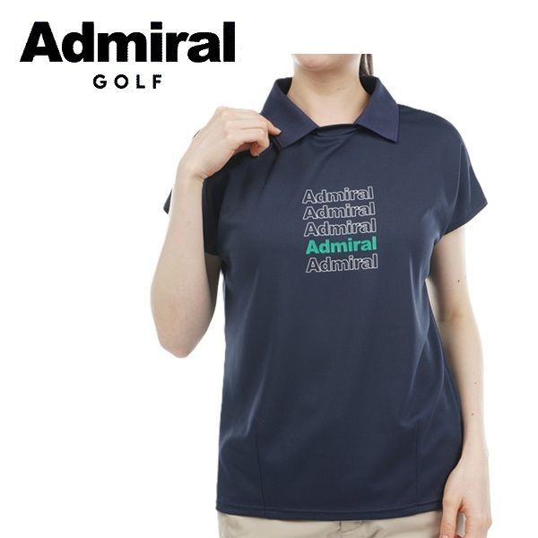 アドミラル ゴルフ レディース コクーンライン プルオンネックシャツ