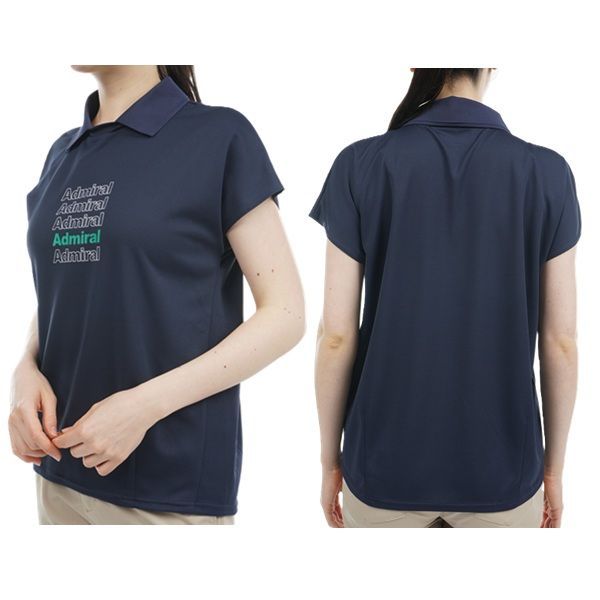 新品未使用　※完売品　Admiral レディース 長袖 Tシャツ S ネイビー DRY 長袖Tシャツ P付 9013－1 ネービー SS～5L| 作業服