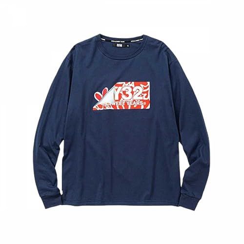 SY 32 by SWEET YEARS ハートドリップボックス ロゴ長袖Tシャツ 13535 J m