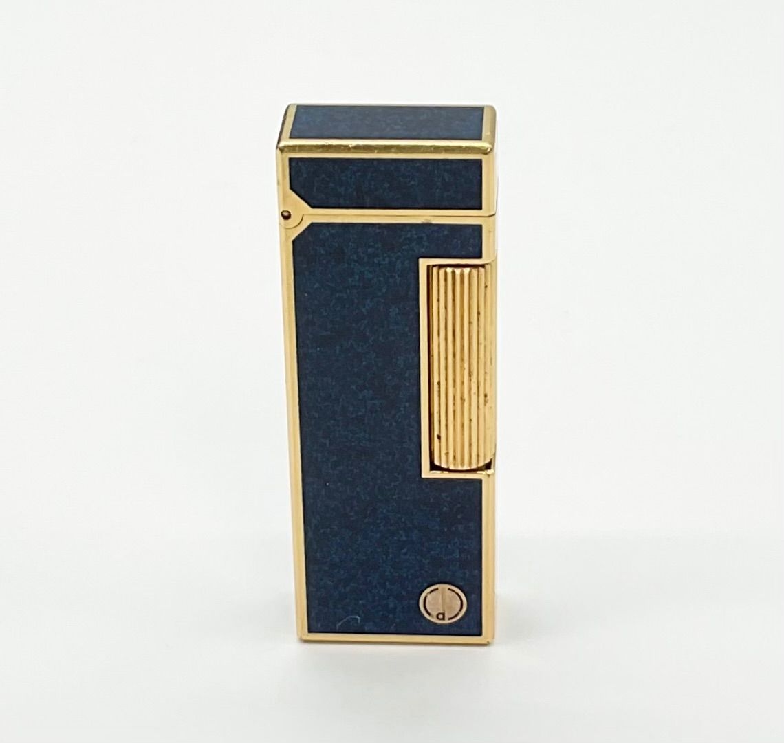 dunhill ダンヒル ローラー式 青系 ラピスラズリブルー ガスライター
