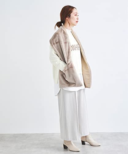 フェイクファーポケツキストール m