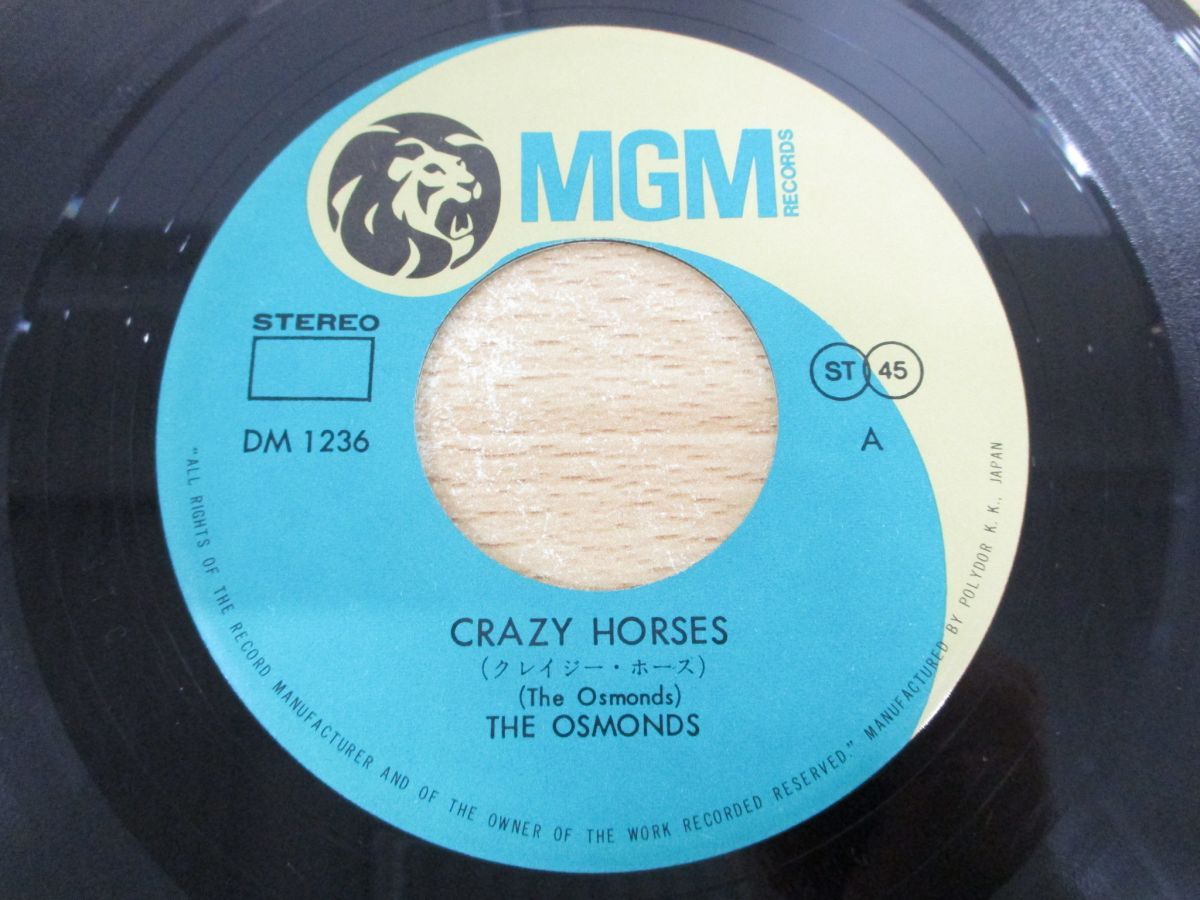 ○01)【1点限り!】The Osmonds/Crazy Horses/オズモンズ/クレイジー