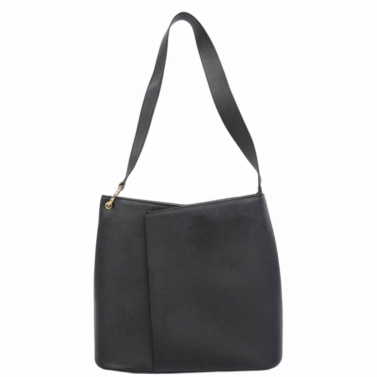 5 pe 7084 サルヴァトーレフェラガモ ショルダーバッグ ガンチーニ レザー ブラック ゴールド金具 レディース