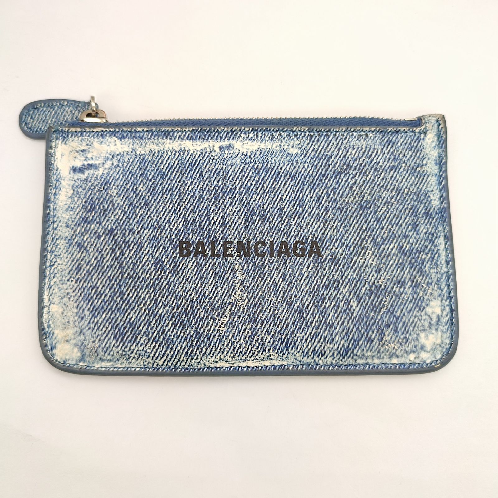 BALENCIAGA バレンシアガ フラグメントケース 637130 クラッシュデニム