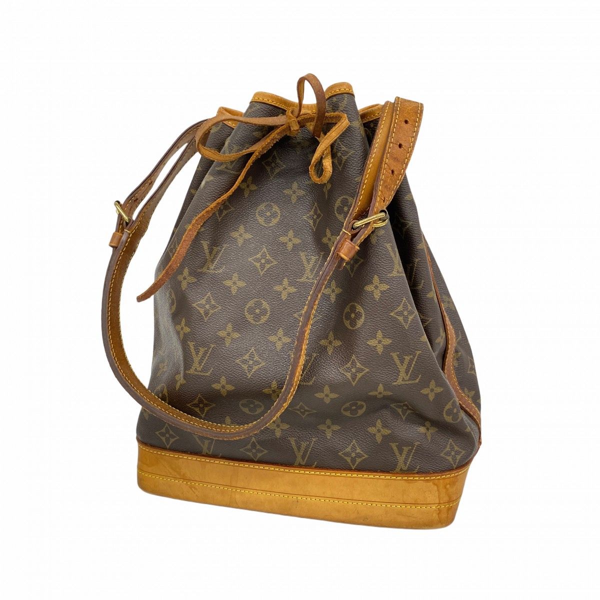 6 aa 0006 ルイヴィトン ショルダーバッグ モノグラム ノエ M 42224 ブラウン レディース