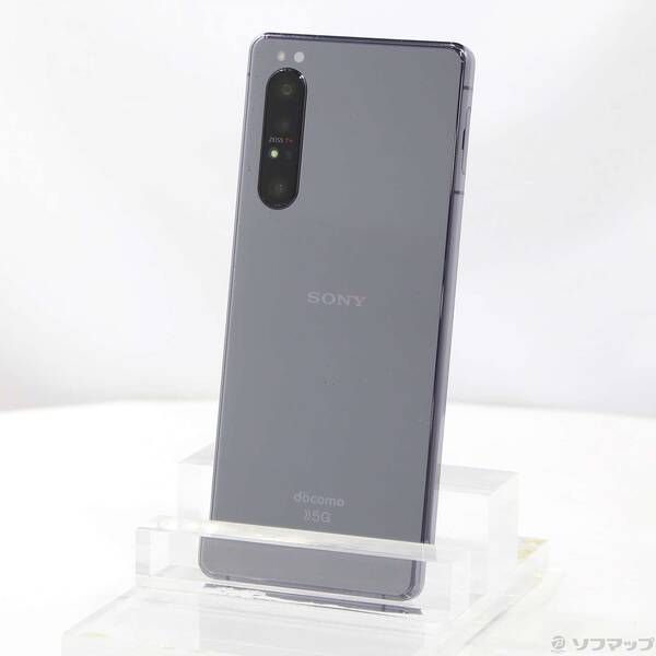 中古品〕 Xperia 1 II 128GB パープル SO-51A docomoロック解除SIM