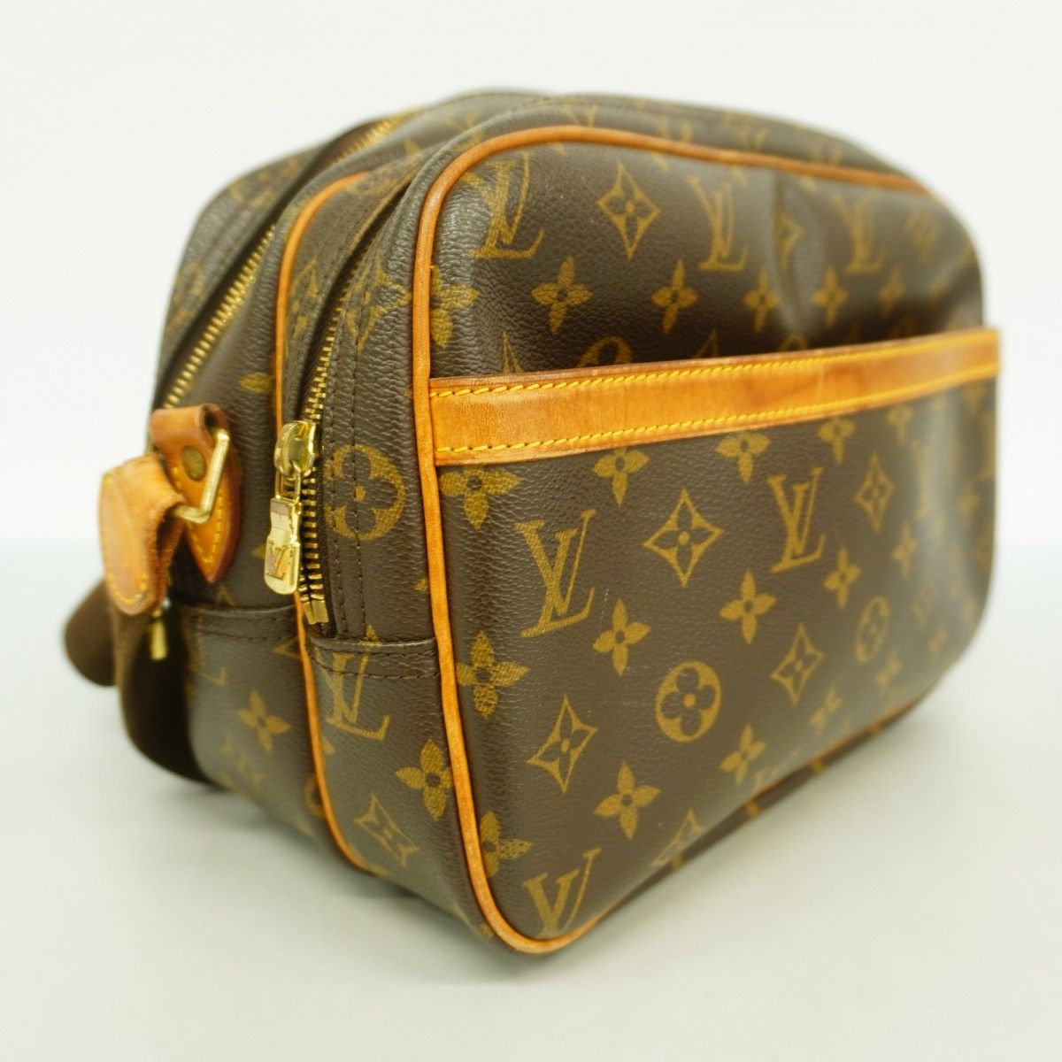 6aa0132】ルイヴィトン ショルダーバッグ モノグラム リポーターPM