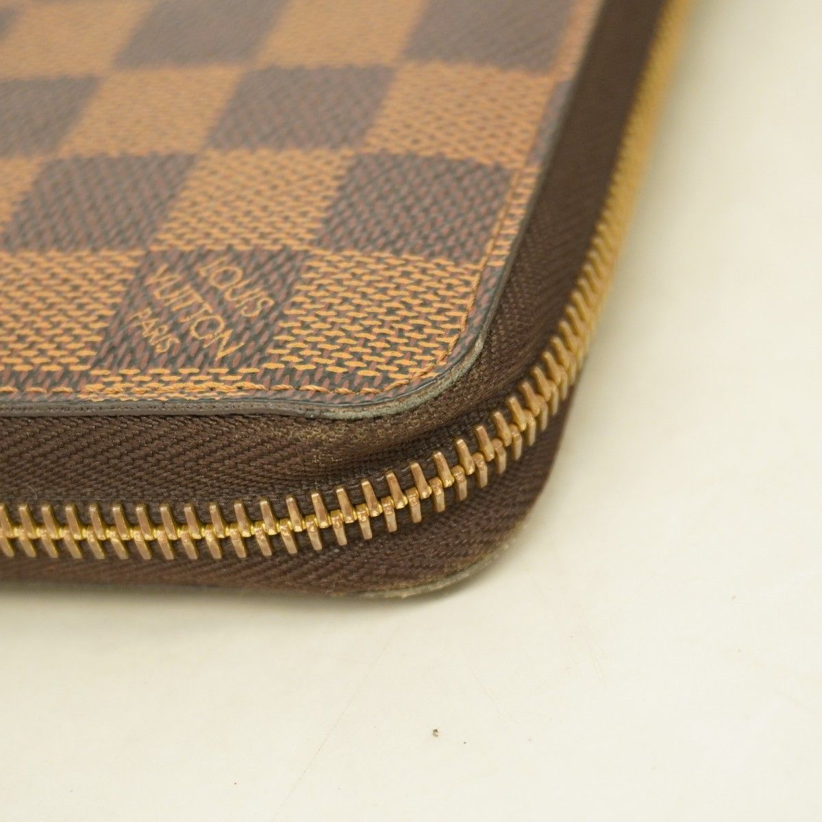 6ab0183-k】ルイヴィトン 長財布 ダミエ ジッピーウォレット N60015