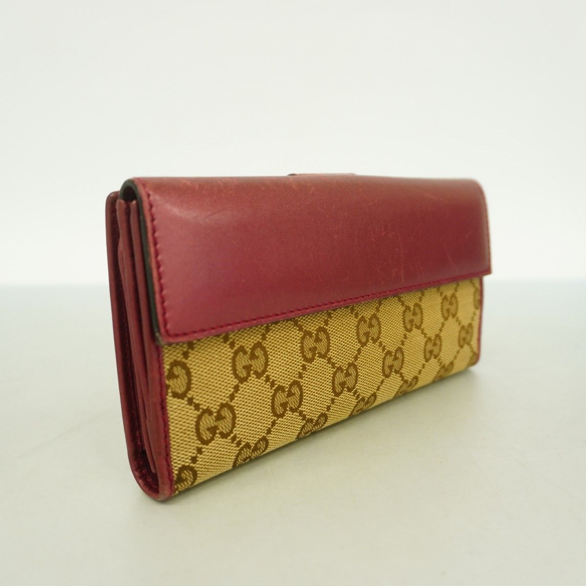 GUCCI GGキャンバス Wホック エクリプス 長財布 ボルドー 楽天市場】【財布】GUCCI グッチ GGキャンバス レザー 2つ折財布