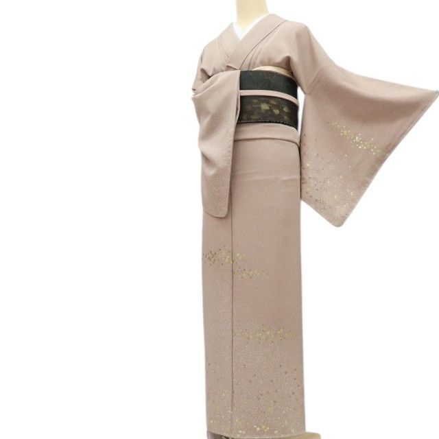 百華❀Y4334◇美品未着用 縫い一つ紋 仕付け糸付 手縫い仕立て 訪問着