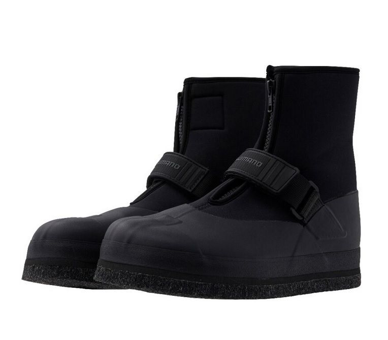 シマノ カットピンフェルトタビ 中割 FT 045 X ブラック M L XL