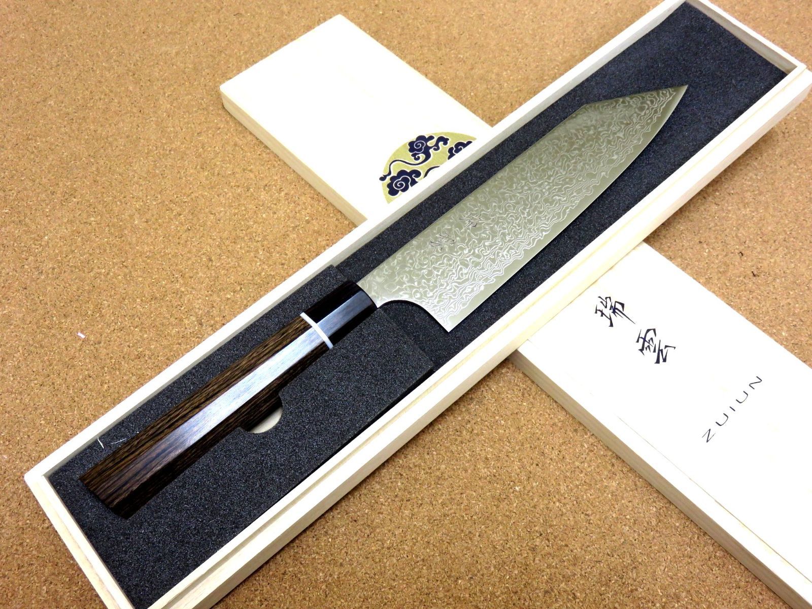  包丁 三徳包丁 18 cm 180 mm 瑞雲 関兼次 関の刃物 ダマスカス鋼 63層 最 刃物鋼 SPG 2 両刃 ハマグリ刃 万能包丁 桐箱入り 日本製 三徳包丁 包丁 ナイフ