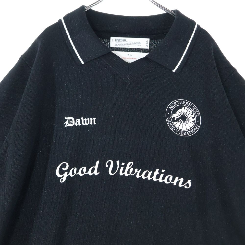 DAIRIKU (ダイリク) Lame Soccer Uniform Knit Pullover 半袖ゲーム
