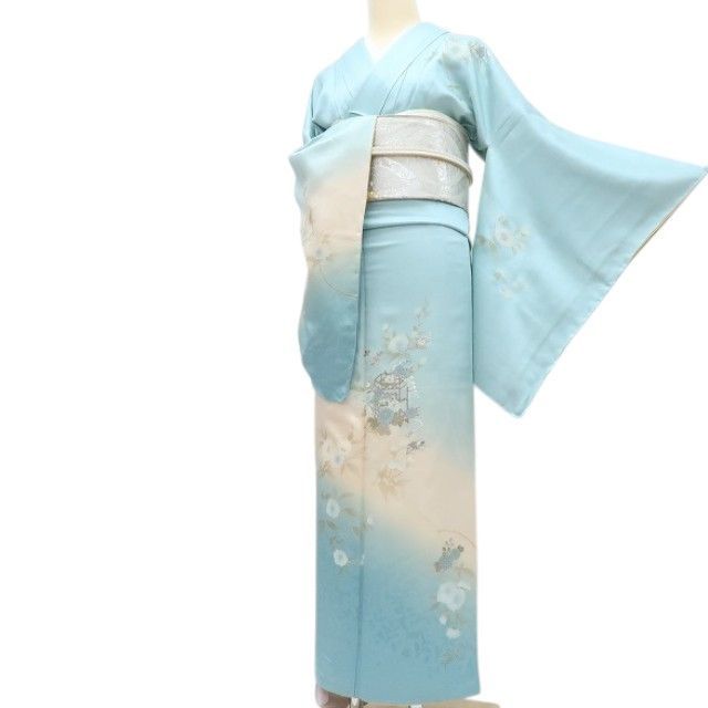 百華❀Y4335◇新品 やまと誂製 蘇州刺繡 仕付け糸付 手縫い仕立て 正絹