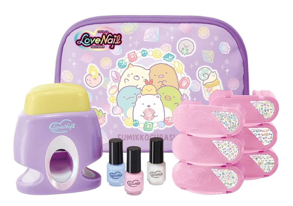 アガツマ ラブネイル ネイルスタンパー すみっコぐらしDXセット 2025 パープル