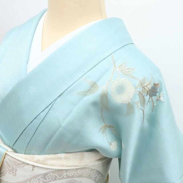 百華❀Y4335◇新品 やまと誂製 蘇州刺繡 仕付け糸付 手縫い仕立て 正絹