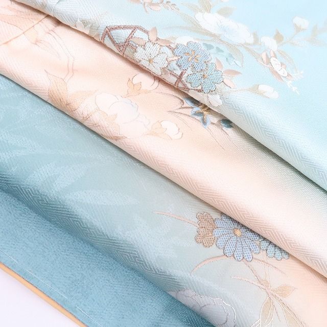 百華❀Y4335◇新品 やまと誂製 蘇州刺繡 仕付け糸付 手縫い仕立て 正絹