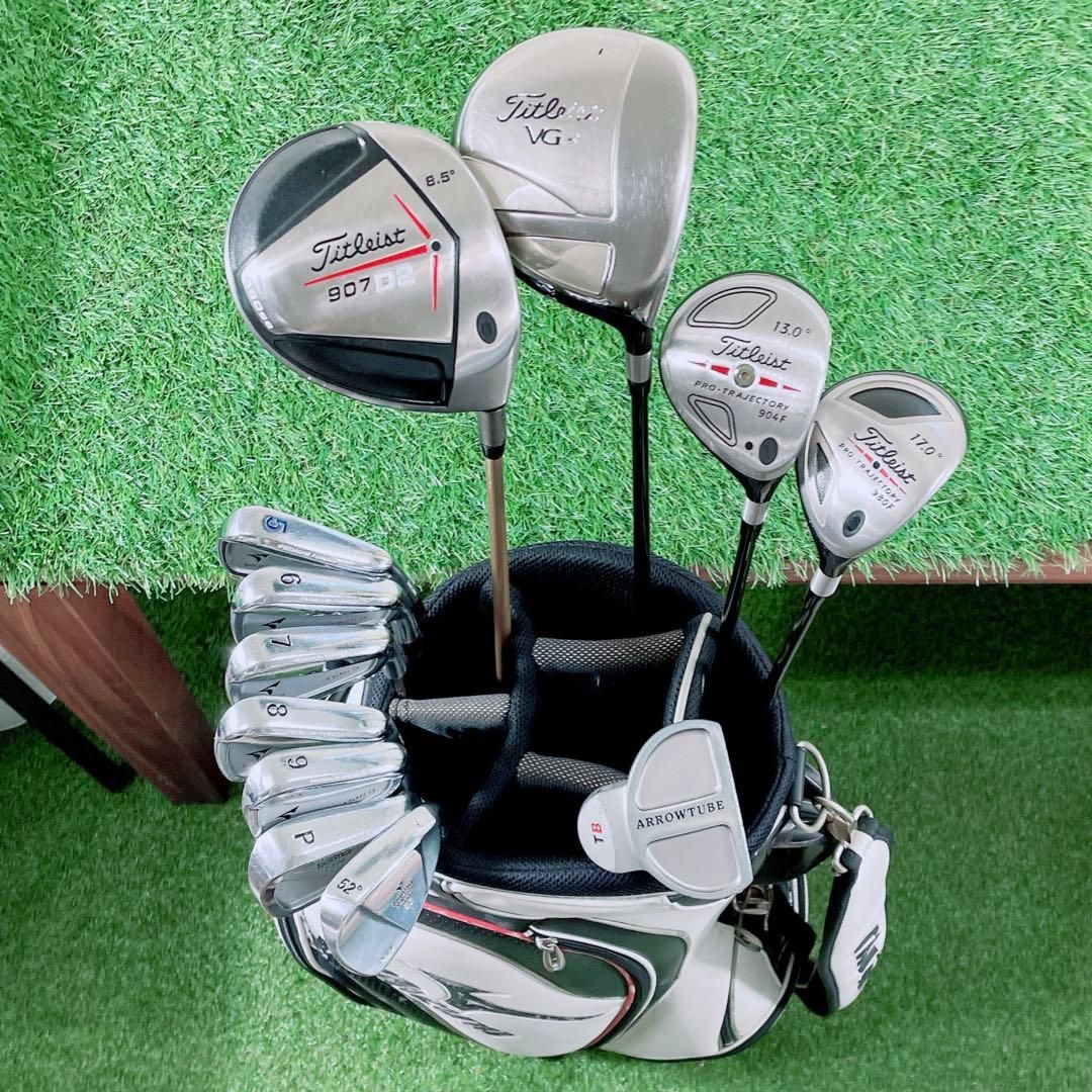 ゴルフクラブ　メンズセット　初心者　タイトリスト　917D2 入門N1839 ゴルフクラブ メンズセット 初心者 タイトリスト 907D2 入門 N2020