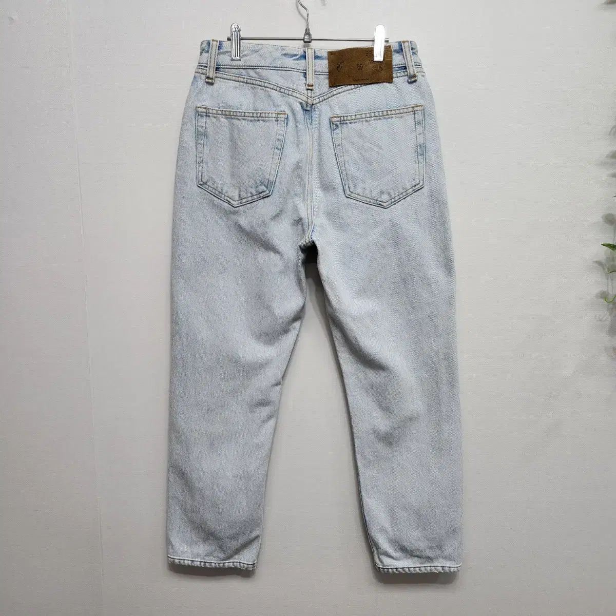  韓国 택 정품 オフホワイト 22 SS サルエル フィット デニムパンツ その他 デニム ジーンズ