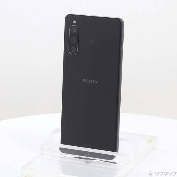 品〕 Xperia 10 IV 128GB ブラック A202SO Softbank SIMフリー【258 