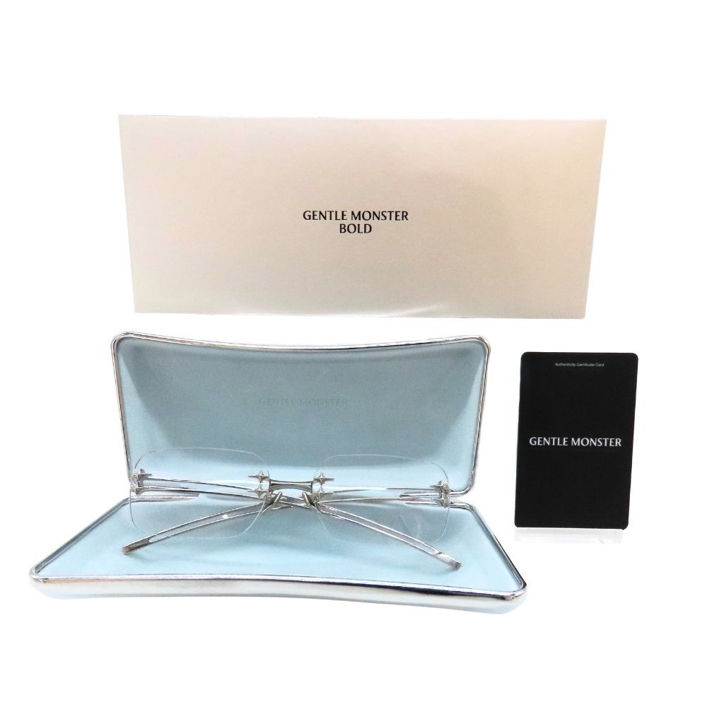 シルバー メタルフレーム スクエアサングラス ジェントルモンスター　Tarx02 ジェントルモンスター （Gentle Monster） Tarx 02 スクエアシェイプ