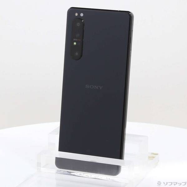 品〕 Xperia 1 II 128GB ブラック AUXP1II auロック解除SIMフリー【352 