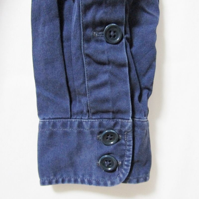 RRL ダブルアールエル 長袖シャツ サファリ 7959522APBK USED加工