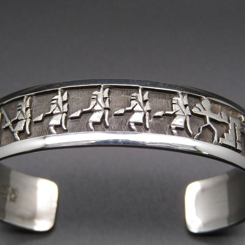 美品 Bennett Kagenvema ホピ族 バングル オーバーレイ 13mm ベネット