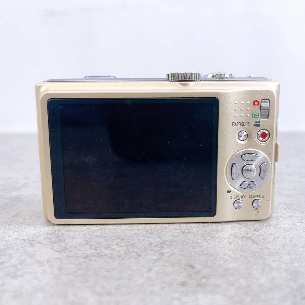 H-442 Panasonic LUMIX DMC-TZ10 ゴールド 動作品 デジタルカメラ 光学
