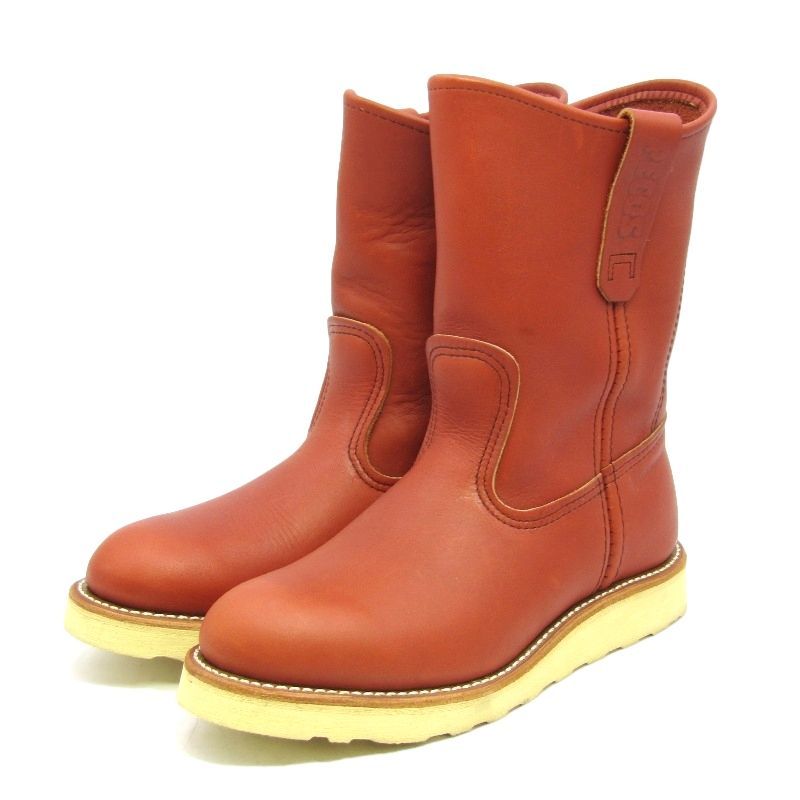 REDWING レッドウィング US 5 D 23 cm ペコスブーツ 8866 2010年製 ウィメンズ レディース 赤茶 オロラセット ポーテージ