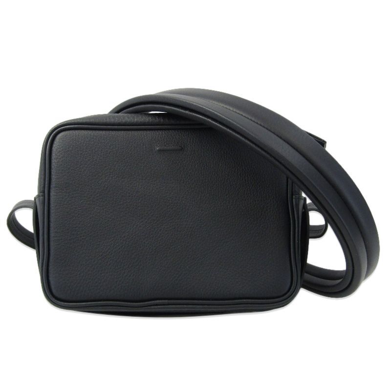 ♥ objcts.io オブジェクツアイオー ソフトショルダーバッグ スモール O 25 S-1195 SL-LSB-10 牛革 ブラック 黒
