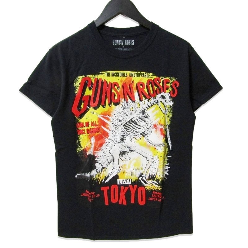 バンドTシャツ ガンズアンドローゼズ GUNS N' ROSES 2017 東京公演限定