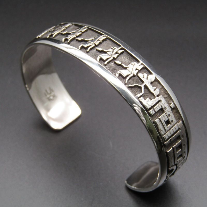 美品 Bennett Kagenvema ホピ族 バングル オーバーレイ 13mm ベネット