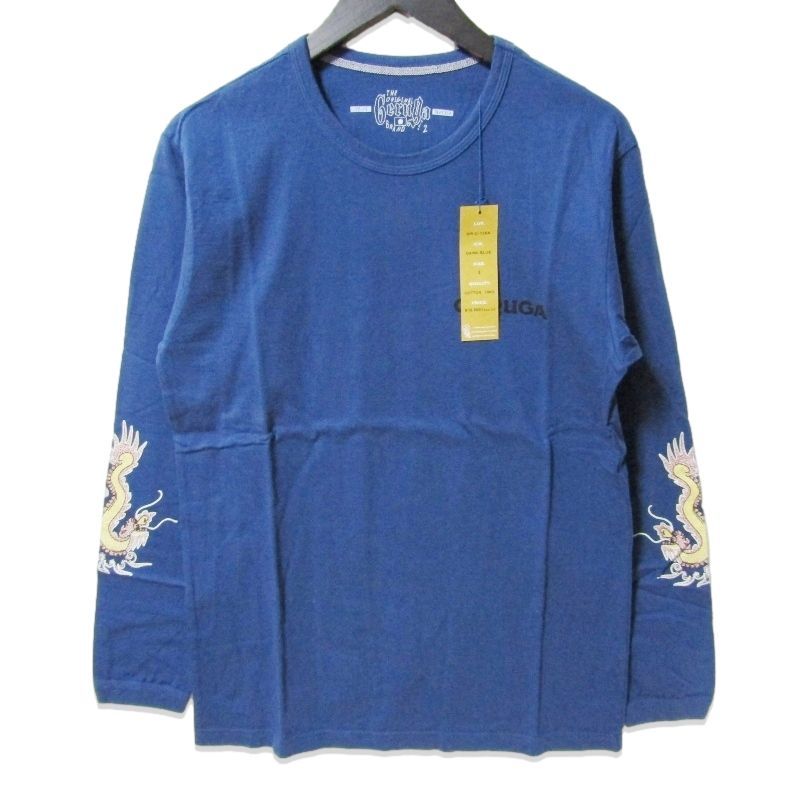 ♥ GERUGA ゲルガ タンギスコットン 長袖Tシャツ GR-C-136 A TANGUIS COTTON LONG-SLEEVE T-S DARK-BLUE 2