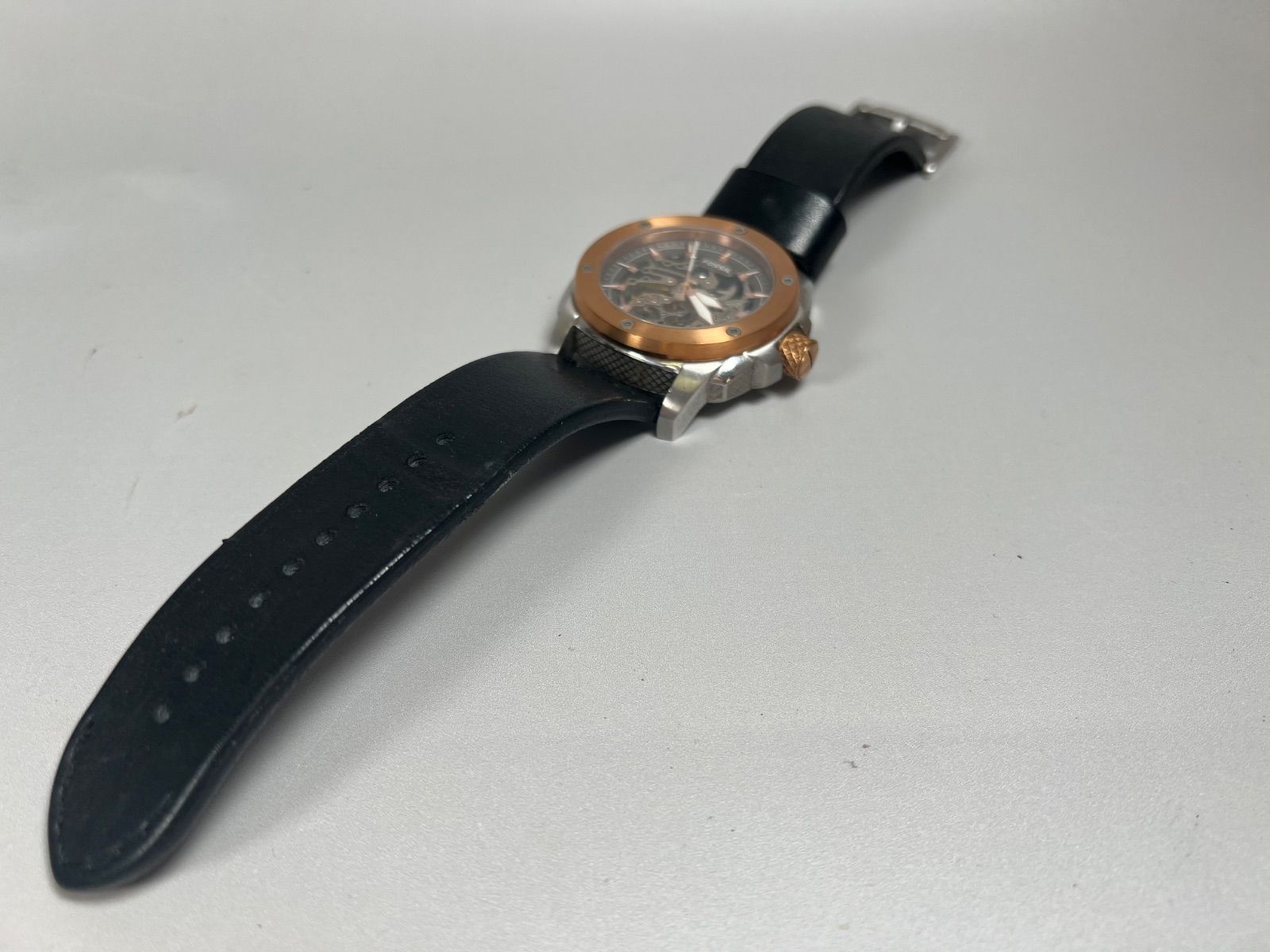 FOSSIL 腕時計 自動巻きスケルトンME3082 - メルカリ