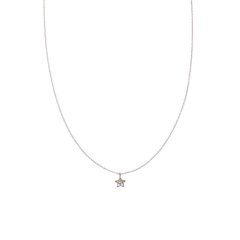 AHKAH ダイヤ ネックレス K18 プチプルミエトワール AHKAH ダイヤ ネックレス K18 プチプルミエトワール プチプルミエ