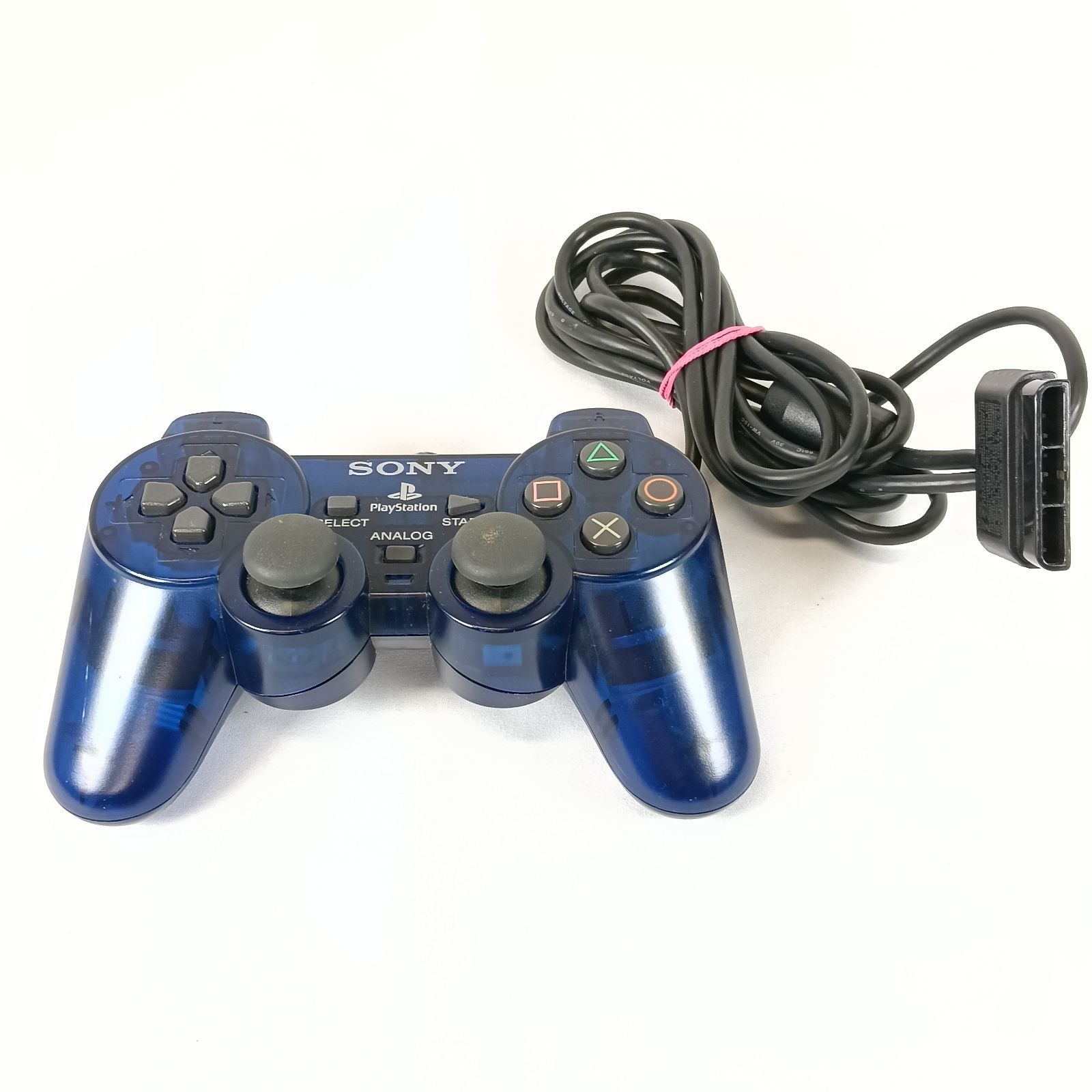 SONY 純正 PS2 コントローラー デュアルショック2 オーシャンブルー