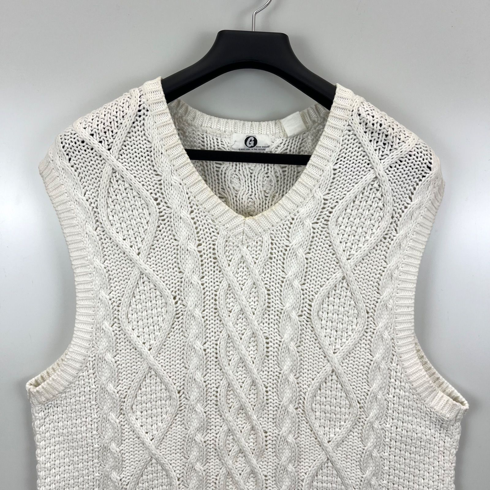 GOOD ENOUGH 90s vintage Fisherman vest L グッドイナフ コットン