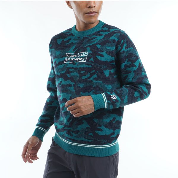 新品・未使用】グリーンL・LLサイズ アドミラルゴルフ メンズ 裏地付き