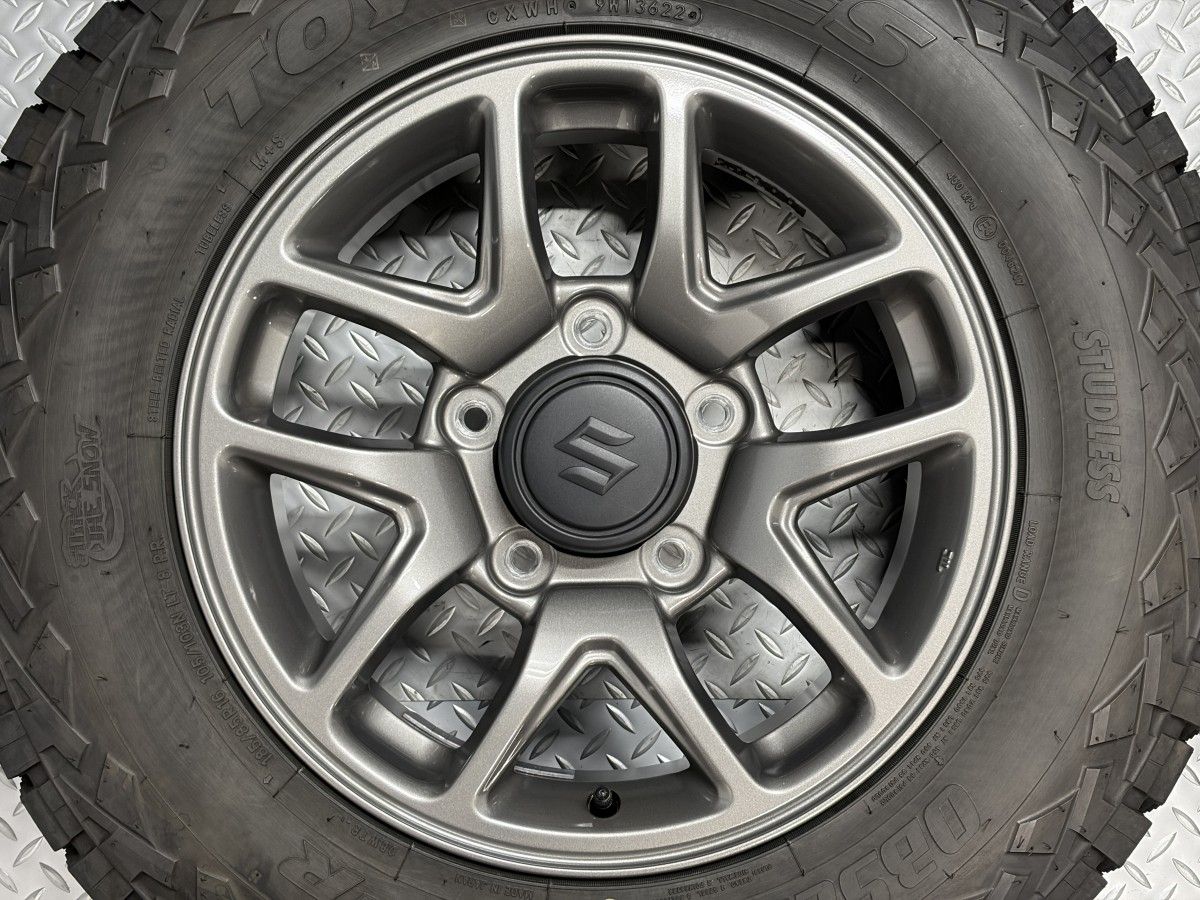 22年製スタッドレス JB 64 ジムニー ホイール 16インチ 5.5 J 22 5穴139.7 TOYO OBSERVE W|T-R 185|85 R 16 トヨタ車 4WD