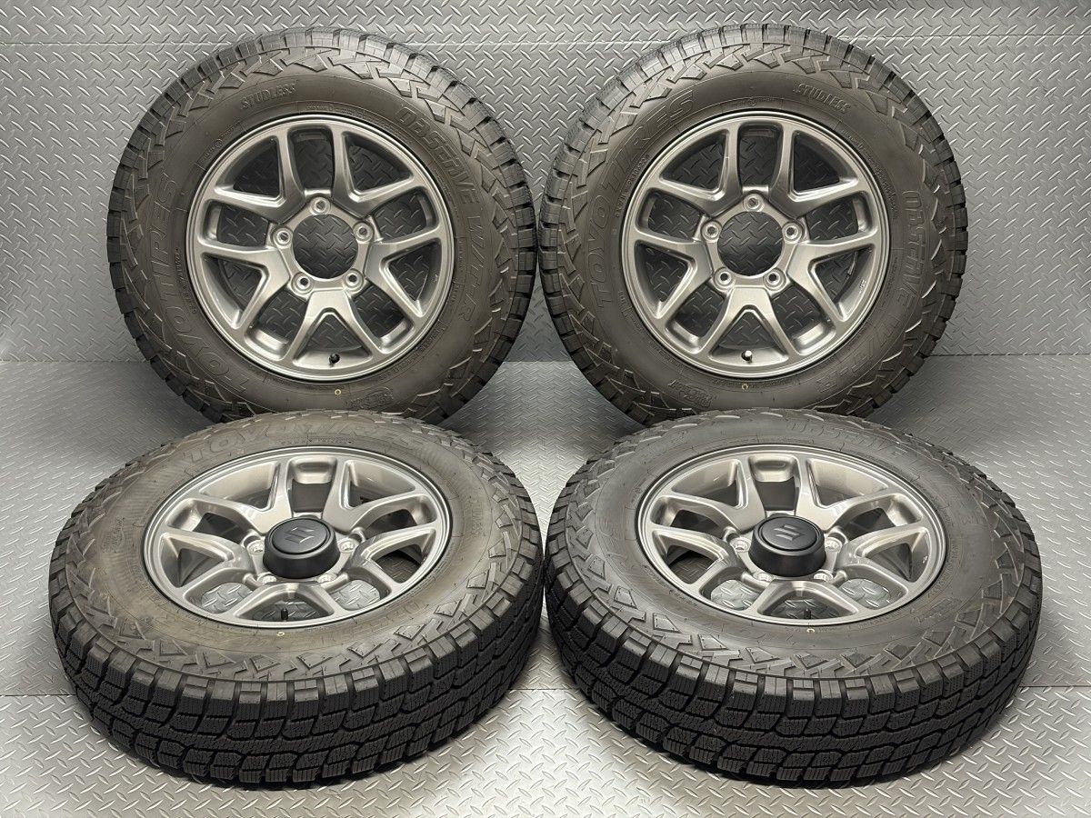 22年製スタッドレス JB 64 ジムニー ホイール 16インチ 5.5 J 22 5穴139.7 TOYO OBSERVE W|T-R 185|85 R 16