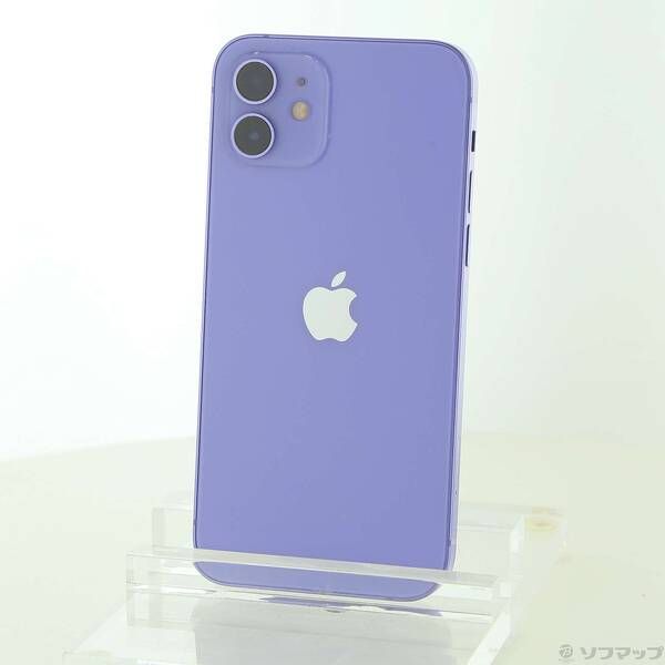 中古iPhone 12パープル 本体 中古品〕 iPhone12 64GB パープル MJNH3J／A SIMフリー【258】 - メルカリ